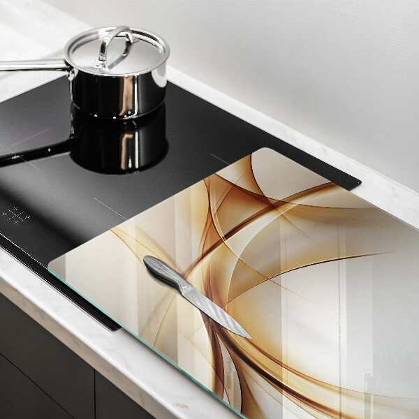 Üveg vágódeszka Absztrakt formák