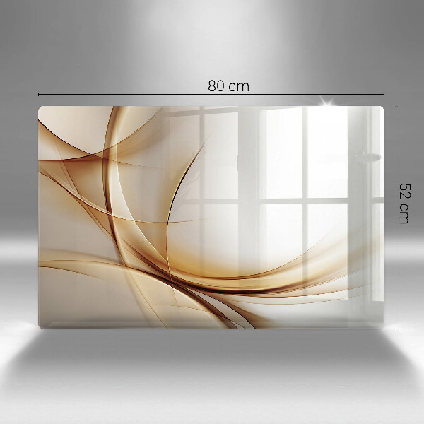 Üveg vágódeszka Absztrakt formák