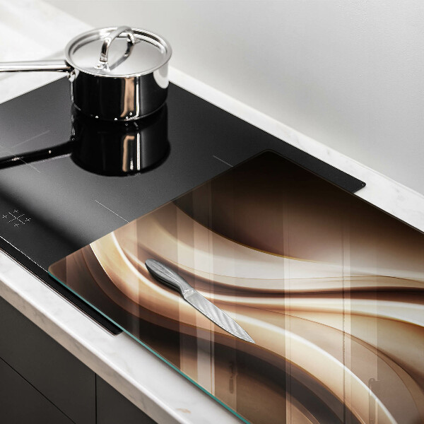 Üveg vágódeszka Absztrakciós finom vonalak