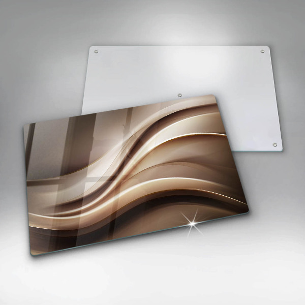 Üveg vágódeszka Absztrakciós finom vonalak