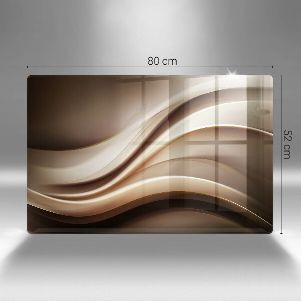 Üveg vágódeszka Absztrakciós finom vonalak