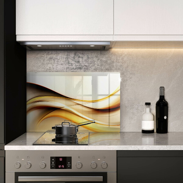 Üveg vágódeszka Absztrakt füst vonalak