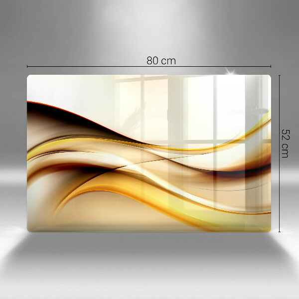 Üveg vágódeszka Absztrakt füst vonalak