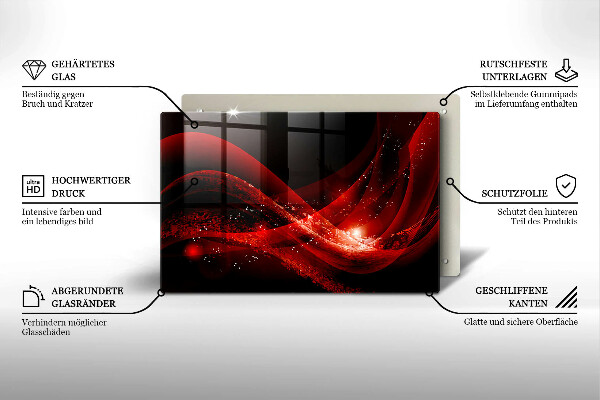 Üveg vágódeszka Modern absztrakció