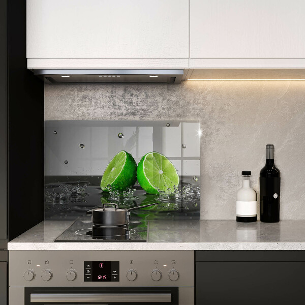 Üveg vágódeszka Lédús lime és víz