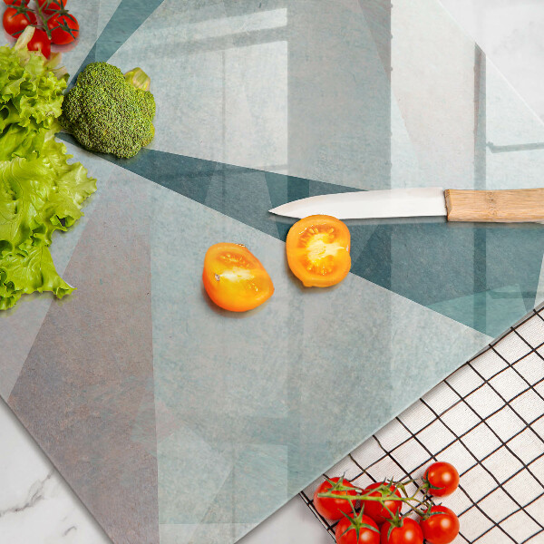 Üveg vágódeszka Éles absztrakció