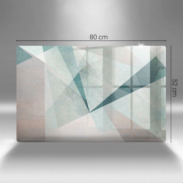 Üveg vágódeszka Éles absztrakció