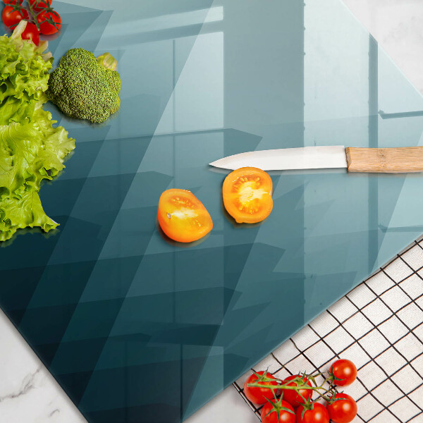 Üveg vágódeszka Absztrakt hegyek