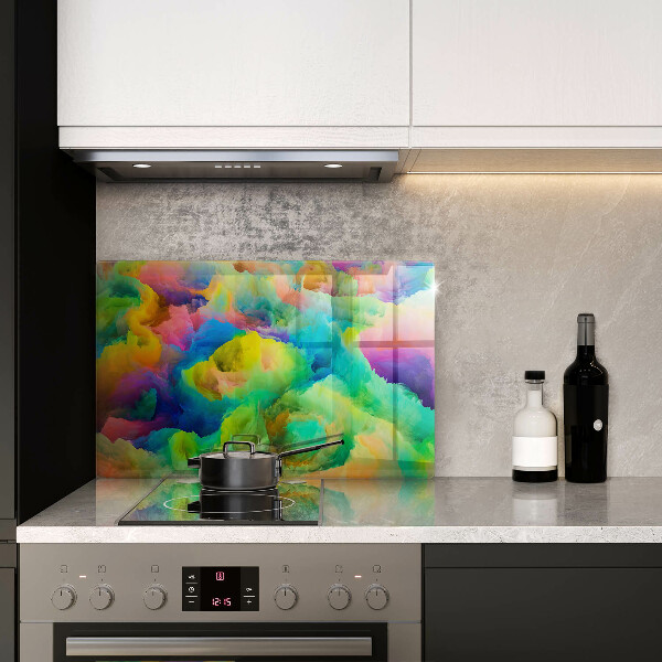 Üveg vágódeszka Színes absztrakció