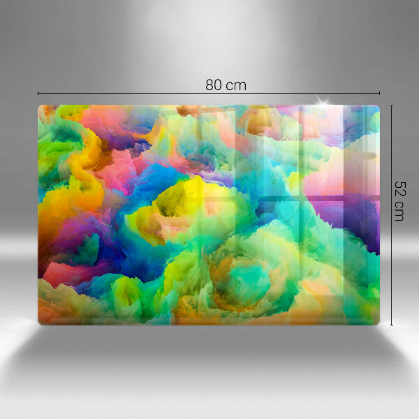 Üveg vágódeszka Színes absztrakció