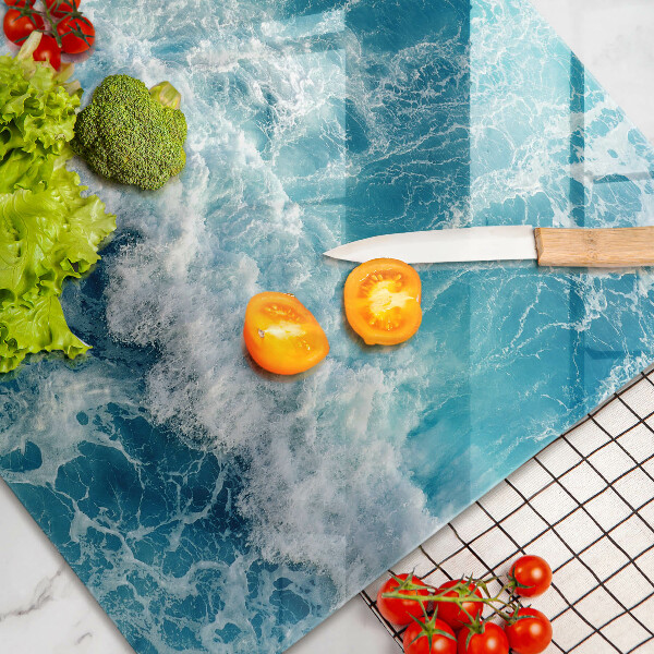 Üveg vágódeszka Tenger víz hullámai