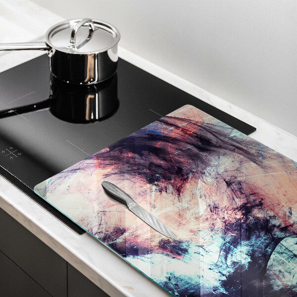 Üveg vágódeszka Festett absztrakció