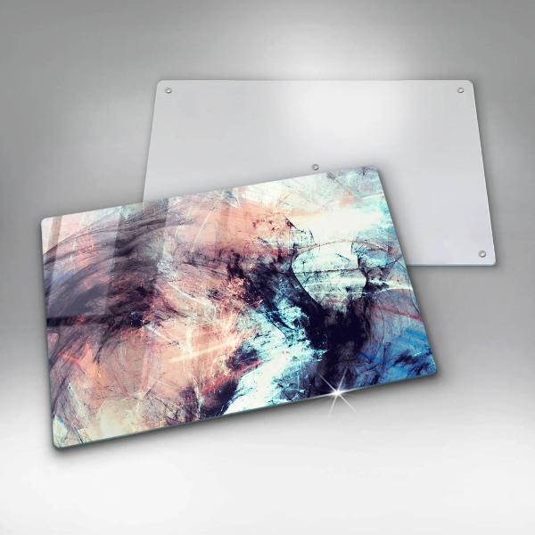Üveg vágódeszka Festett absztrakció