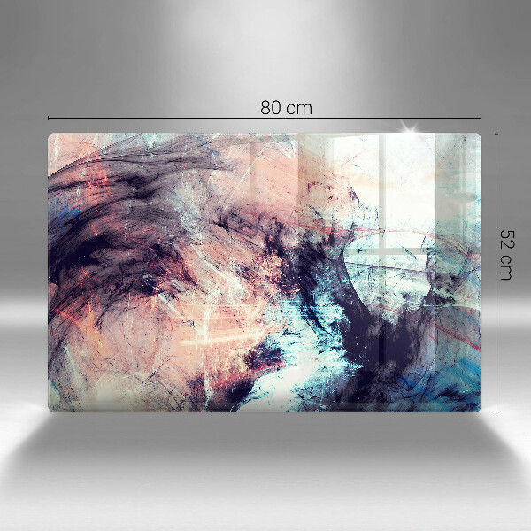 Üveg vágódeszka Festett absztrakció