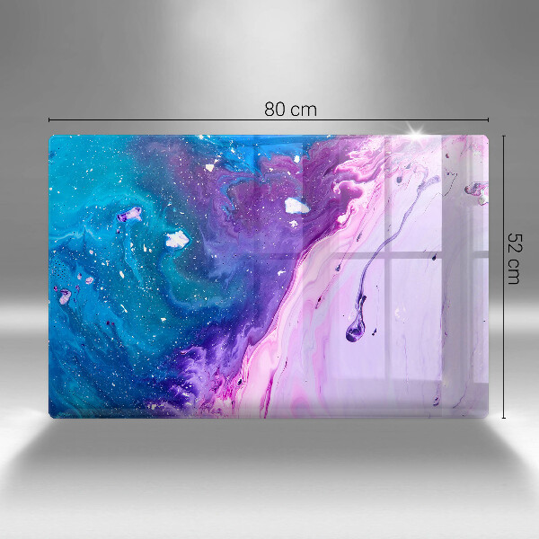 Üveg vágódeszka Absztrakciós tinták