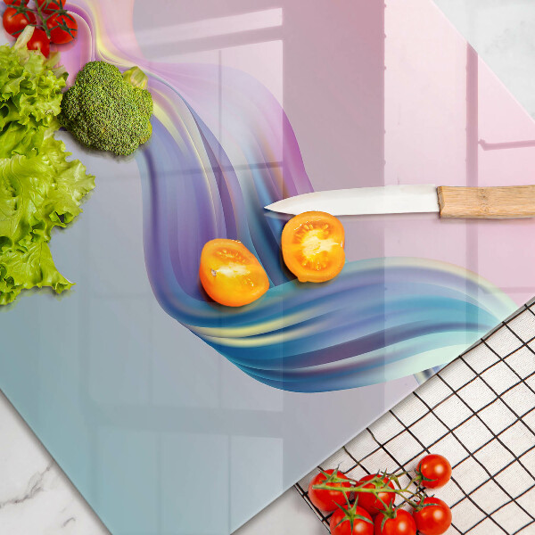 Üveg vágódeszka Pasztell absztrakció