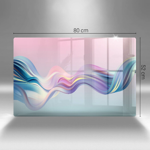 Üveg vágódeszka Pasztell absztrakció