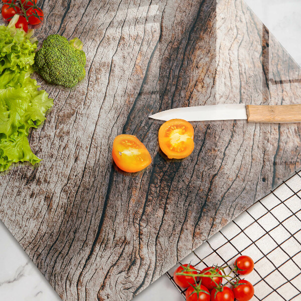 Üveg vágódeszka Fa szerkezet