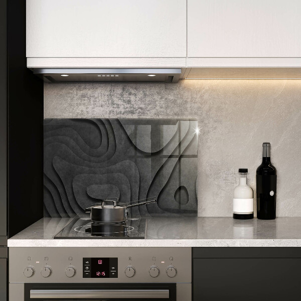 Üveg vágódeszka 3D kő formák