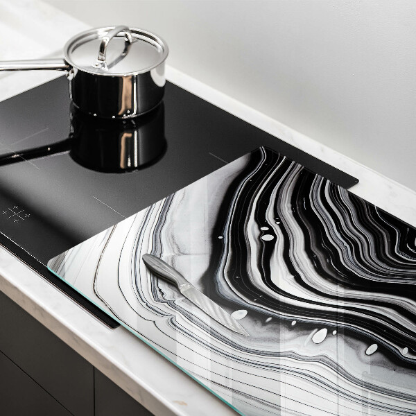 Üveg vágódeszka Tinta absztrakció