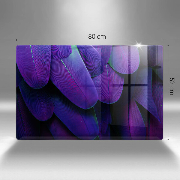 Üveg vágódeszka Neon tollak