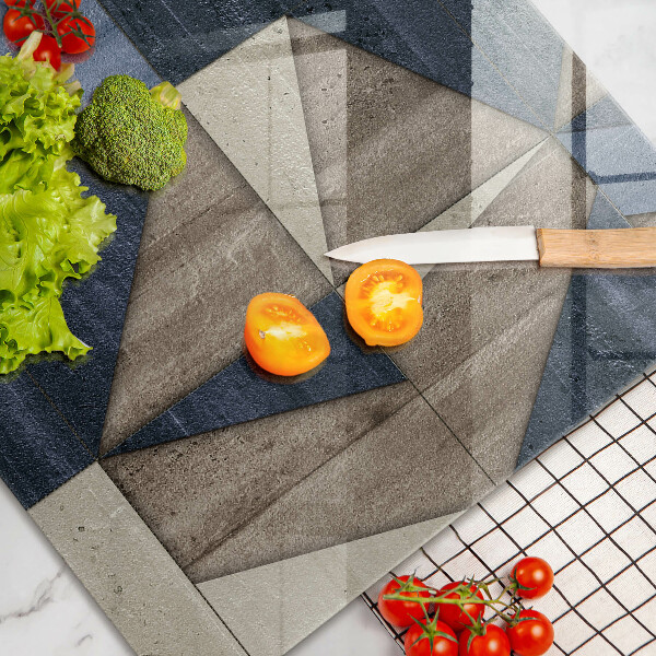 Üveg vágódeszka Geometriai absztrakció