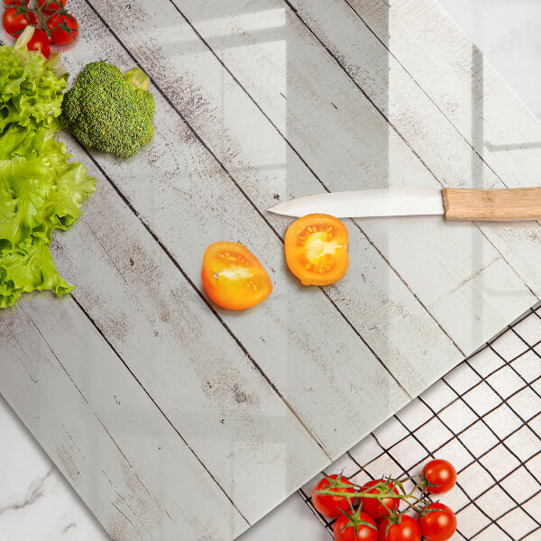 Üveg vágódeszka Régi fa táblák