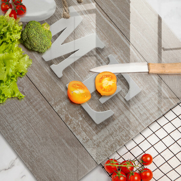 Üveg vágódeszka Home