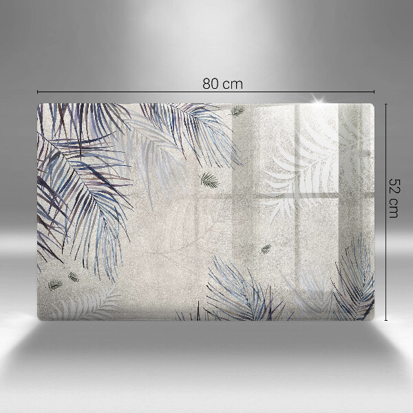 Üveg vágódeszka Finom levelek