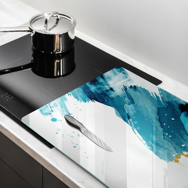 Üveg vágódeszka Kék foltok