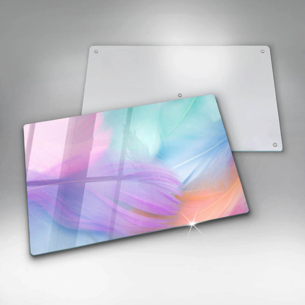 Üveg vágódeszka Pasztell tollak