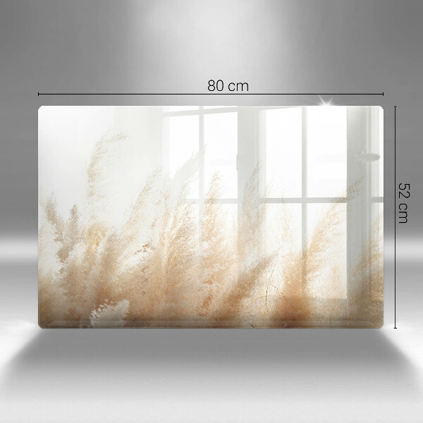 Üveg vágódeszka Pampa fű