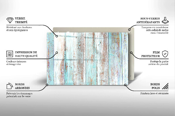 Üveg vágódeszka Régi vintage táblák