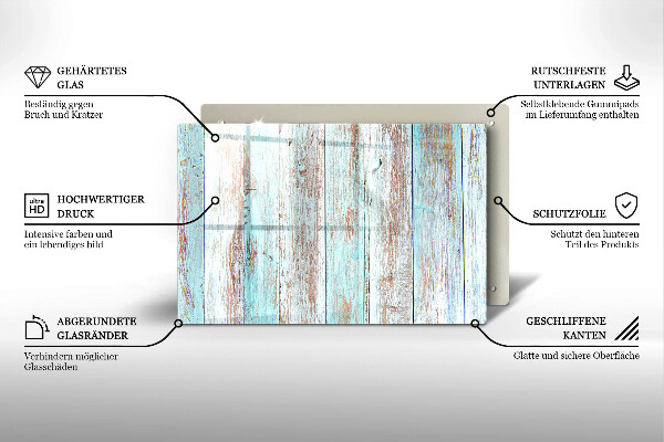 Üveg vágódeszka Régi vintage táblák