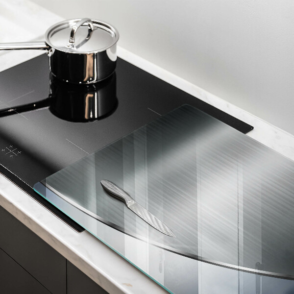 Üveg vágódeszka Fém absztrakciós minta