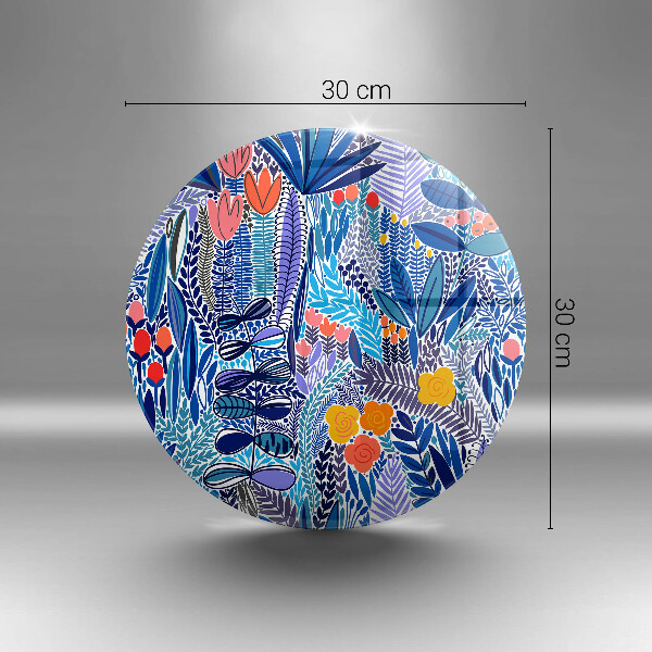 Üveg vágódeszka Festett rét