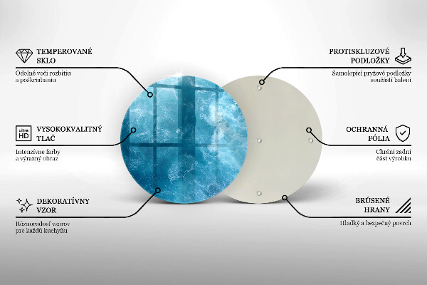 Üveg vágódeszka Nyílt víz