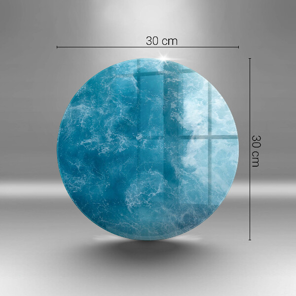 Üveg vágódeszka Nyílt víz