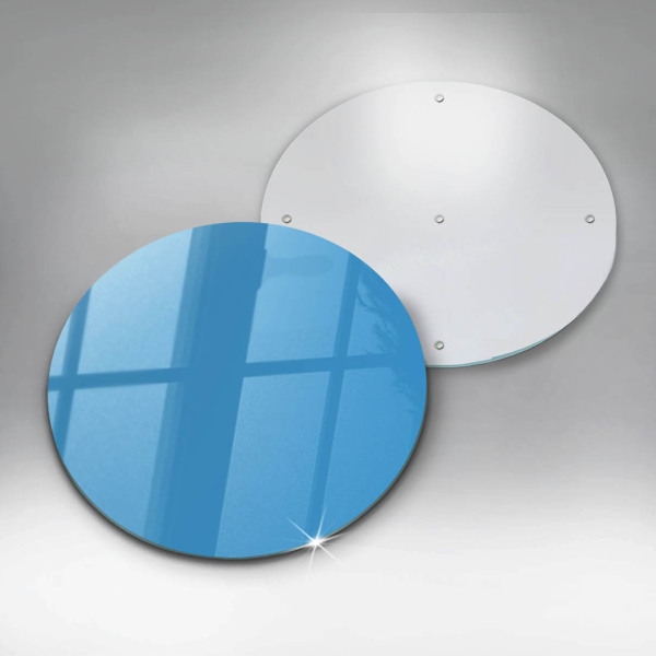 Üveg vágódeszka Kék szín