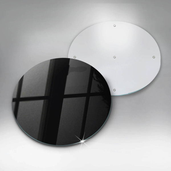 Üveg vágódeszka Fekete szín