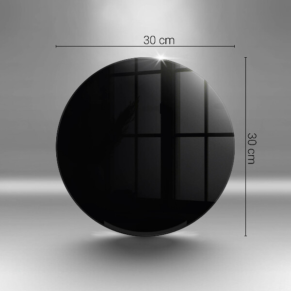 Üveg vágódeszka Fekete szín