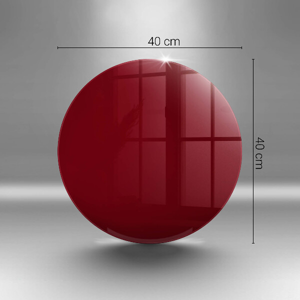 Üveg vágódeszka Bordó színű