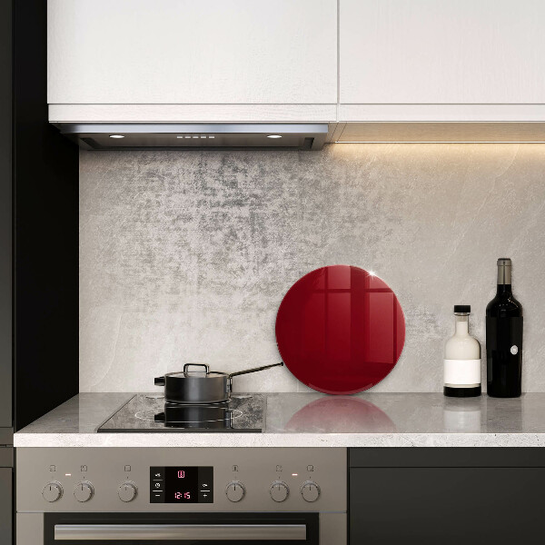 Üveg vágódeszka Bordó színű