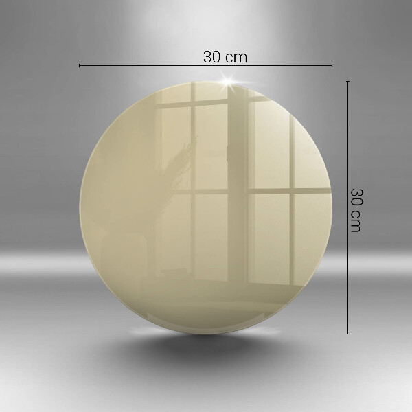 Üveg vágódeszka Bézs színű