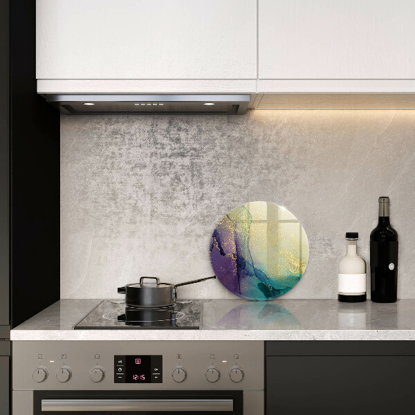 Üveg vágódeszka Háttér arany