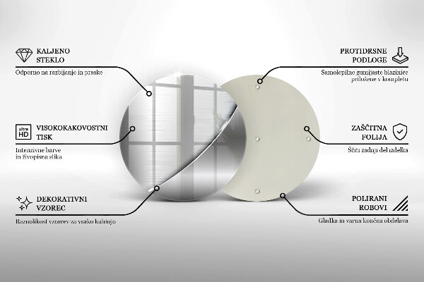 Üveg vágódeszka Fém formák