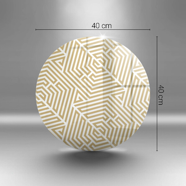 Üveg vágódeszka Geometriai vonalak