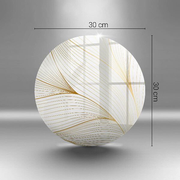 Üveg vágódeszka Modern vonalak minta