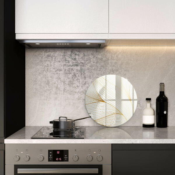 Üveg vágódeszka Modern vonalak minta