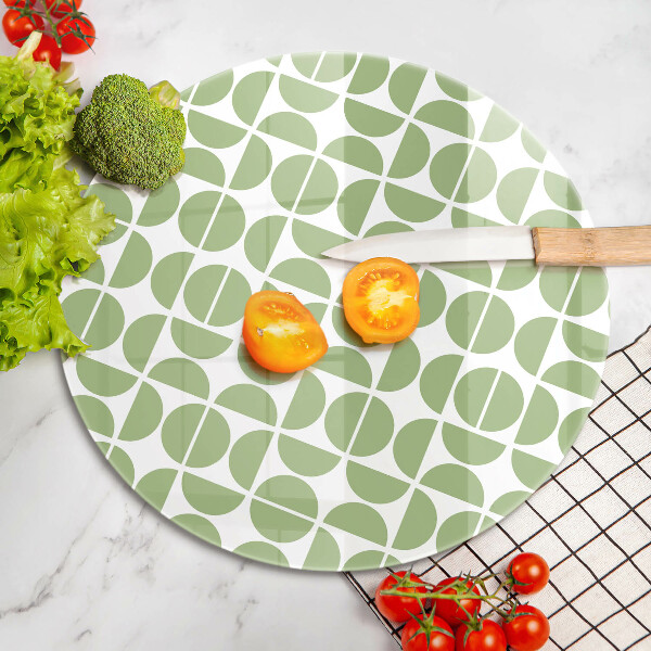 Üveg vágódeszka Boho formák mintája